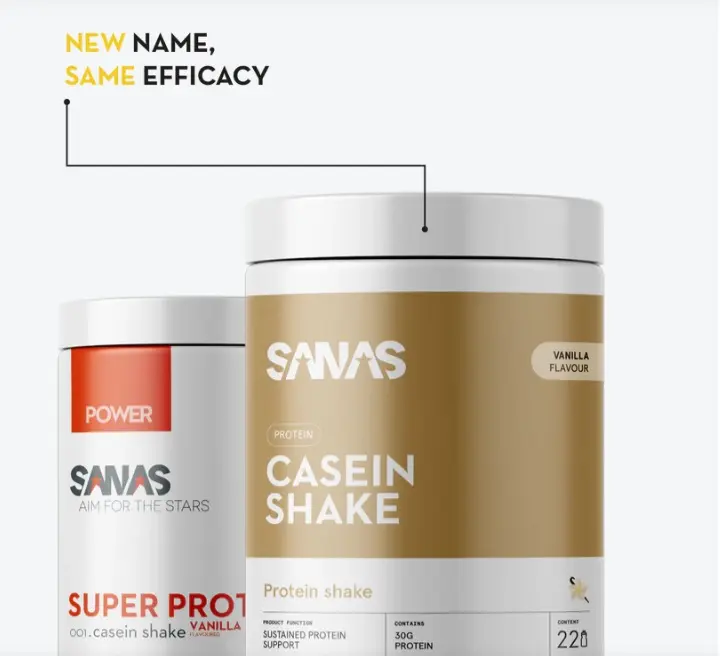CASEIN SHAKE VANILLA (vroeger SUPER PROTEIN 95)