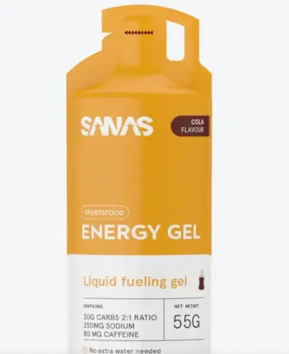 Energy gel cola caffeïne